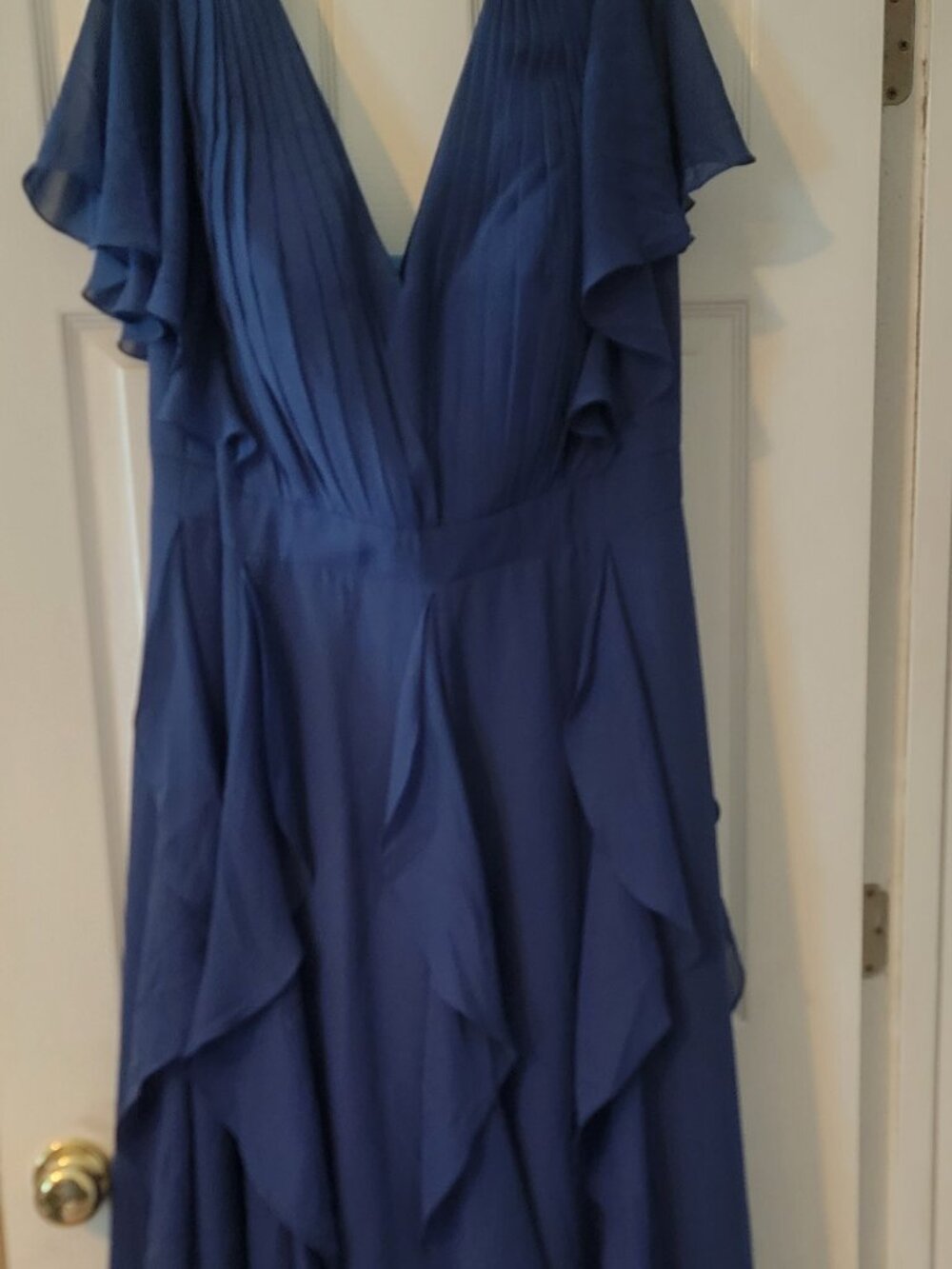 Navy Blue Women's 20W formal gown, Glamlora